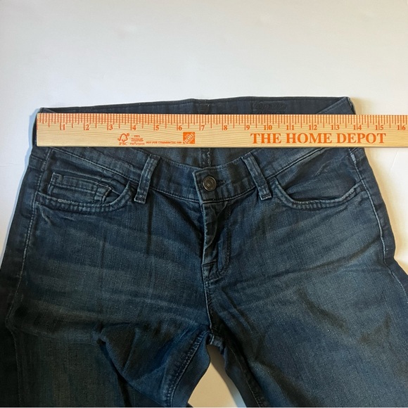 7 for all mankind women’s jeans size 26 flared bottom low rise ginger - Picture 10 of 12